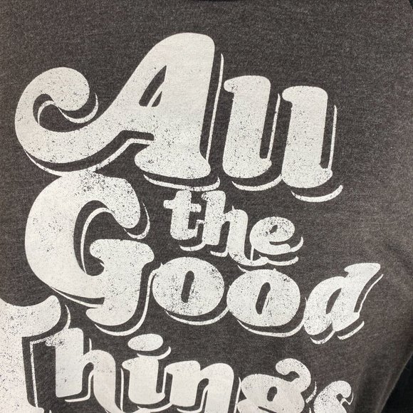 Chaser All The Good Things Raglan T-Shirt Women's Size S Graphic Print Classic - Picture 7 of 15